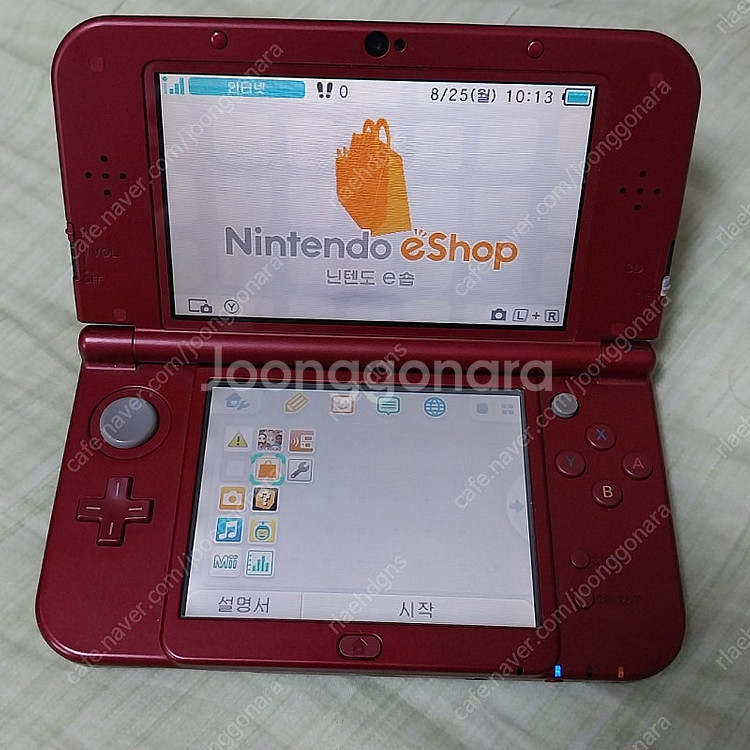닌텐도 new 3ds xl 뉴큰다수 팝니다--1
