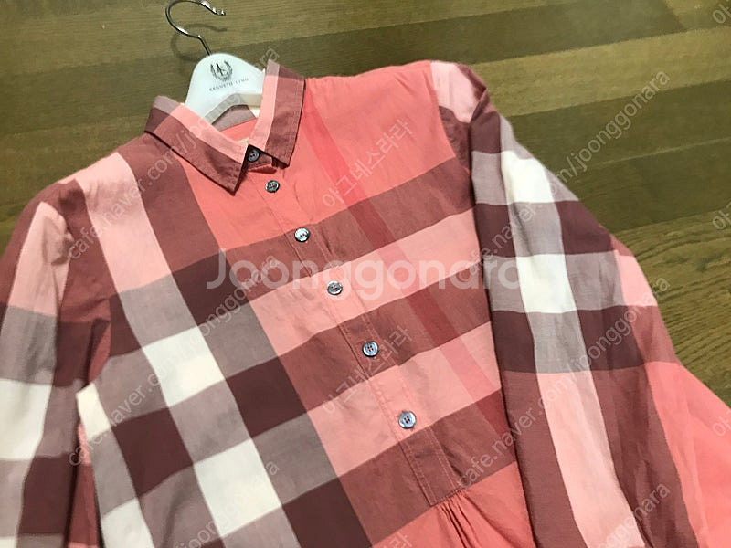 Burberry BRIT 여성 체크 남방 XS--1