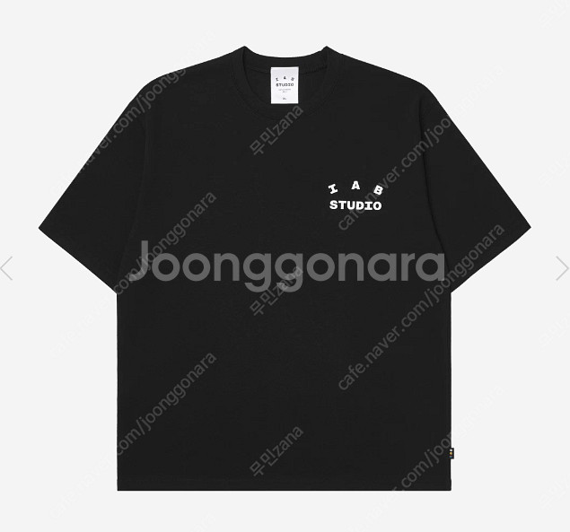 XL 새제품) 아이앱 스튜디오 티셔츠 블랙 2025 반...--1