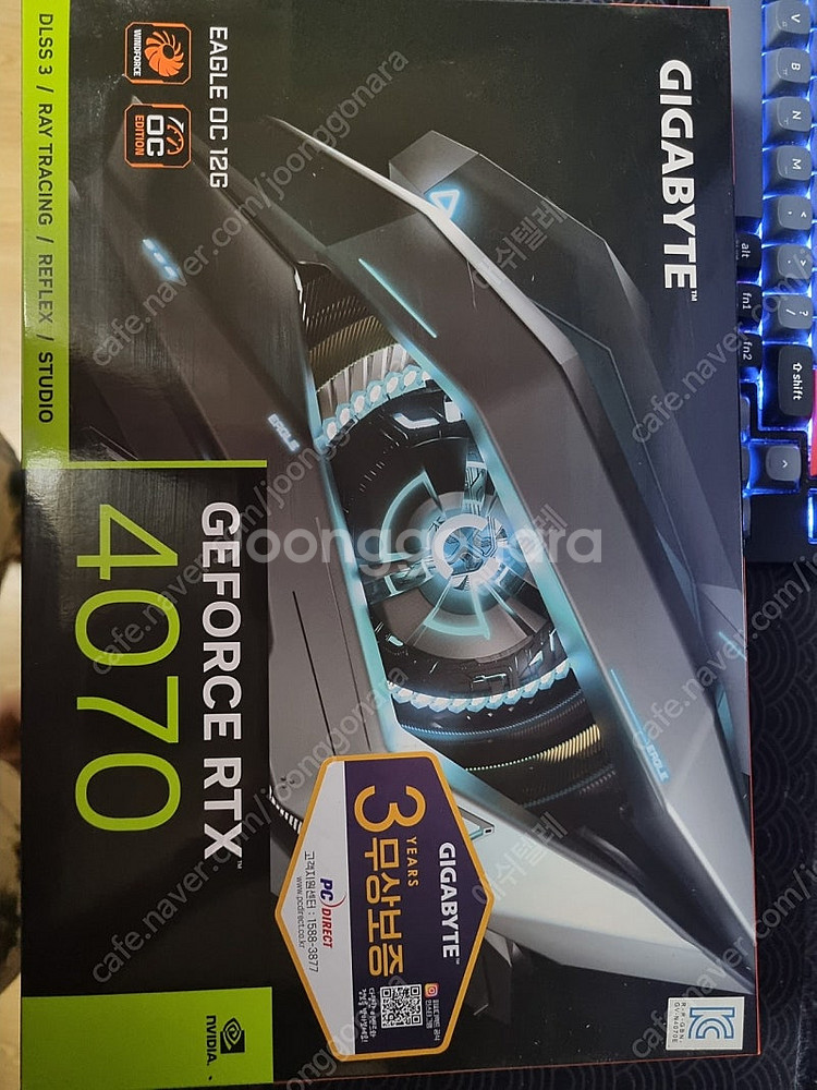 지포스 4070 8g을 5060 ti 16g 로 교환원...--0