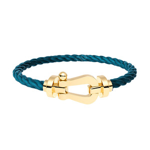 FRED 포스텐 옐골 라지 팔찌 (정품)케이블 리비에라블루 17사이즈