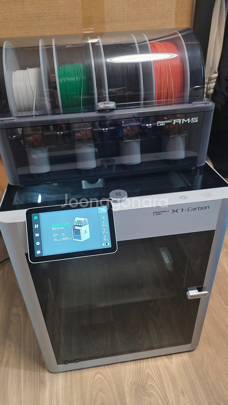 뱀부랩 3d 프린터 x1cc x1c 콤보 한국 정식구입 팝니다--2