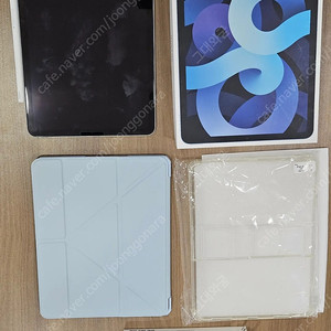 아이패드 에어 4세대 64gb wifi 스카이블루 A급 가격인하, 케이스, 필름, 짭플펜슬 포함