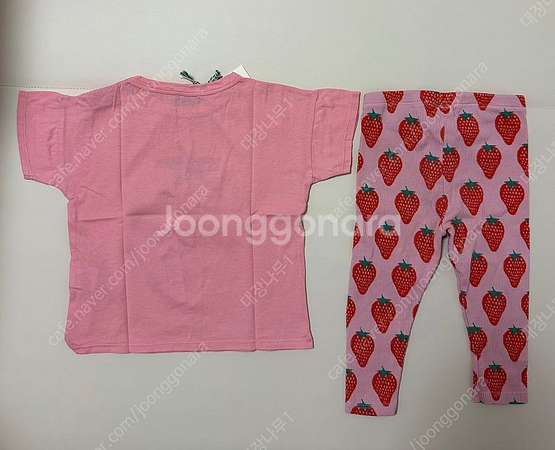보보쇼즈 분홍 왕딸기티 18-24m, 딸기레깅스 12-...--2