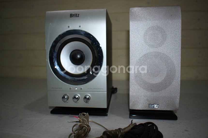 브리츠 스피커 2개 BR-4700 우퍼 컴퓨터 PC 음...--2