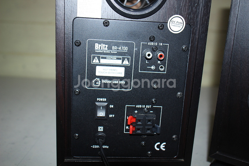 브리츠 스피커 2개 BR-4700 우퍼 컴퓨터 PC 음...--4