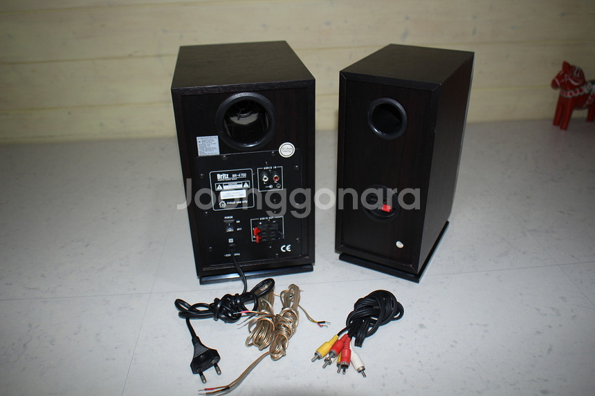 브리츠 스피커 2개 BR-4700 우퍼 컴퓨터 PC 음...--5