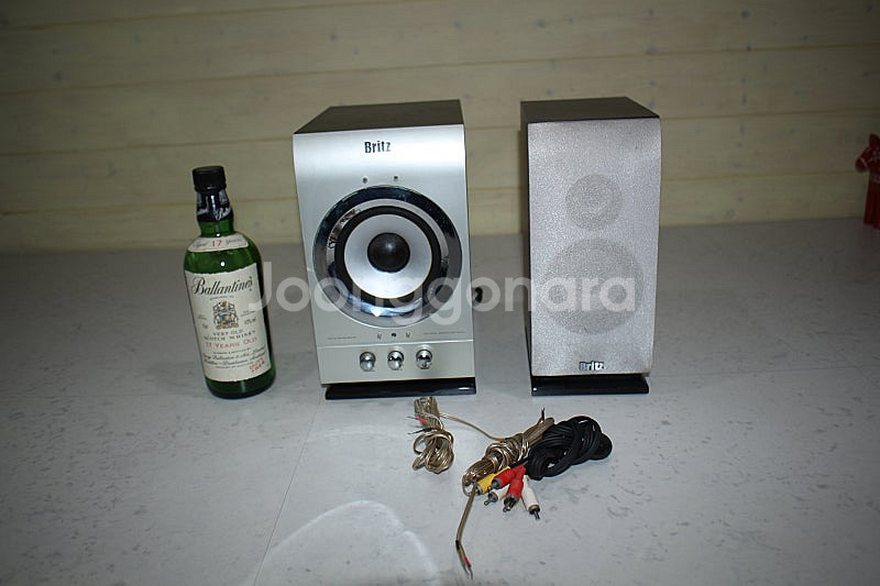 브리츠 스피커 2개 BR-4700 우퍼 컴퓨터 PC 음...--0