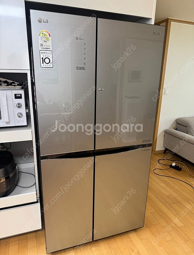 LG 디오스 양문형 냉장고 S825TS35--0