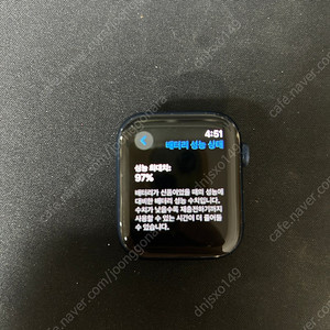 애플워치6 44mm 블루 알루미늄 GPS