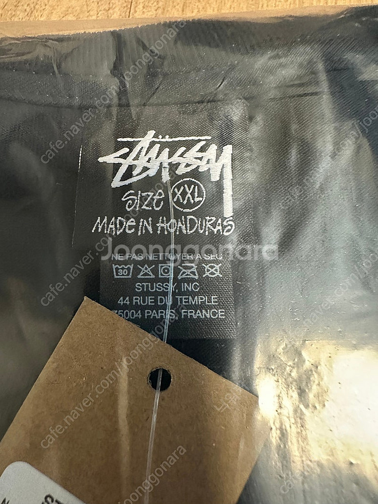 스투시 부아나 반팔 티셔츠 블랙 2XL XXL--4