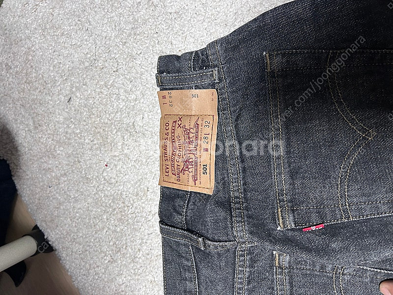 90s미제리바이스501 흑청 28/32 판매합니다.어바닉30,아나토미카마릴린--2