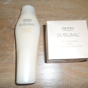 시세이도 프로페셔널 서브리믹 아쿠아 인텐시브 샴푸 + 마스크 세트 미개봉 새제품
