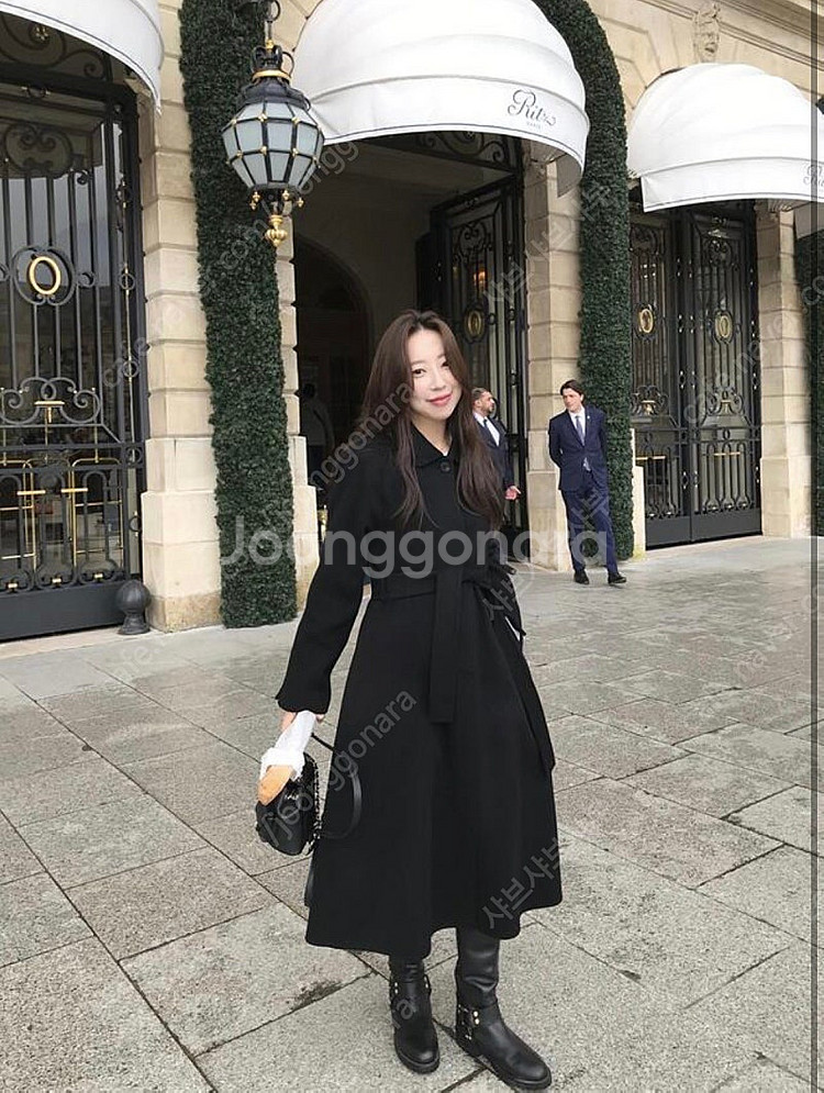시예 시티 코트 블랙 Siye city coat--1