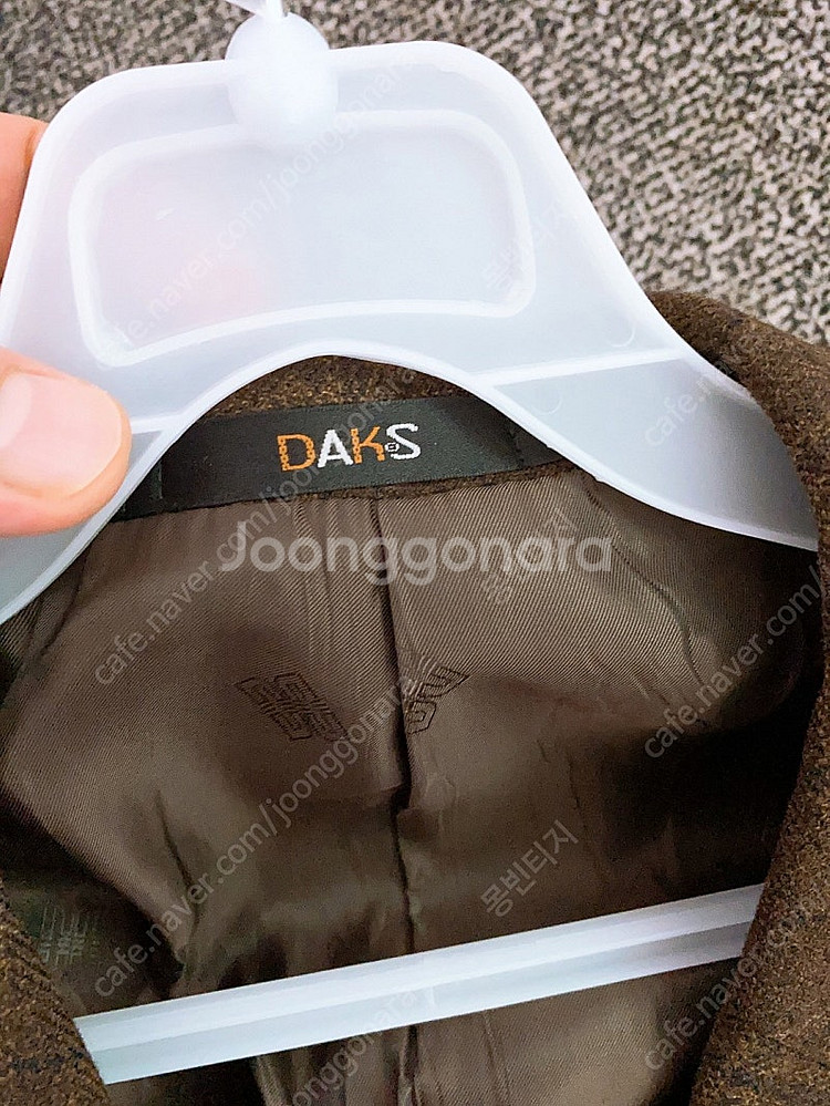 (105)닥스남자울캐시미어모직자켓--3