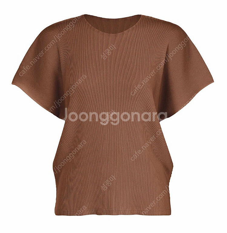 플리츠플리즈 미스트 브라운 라운드--0