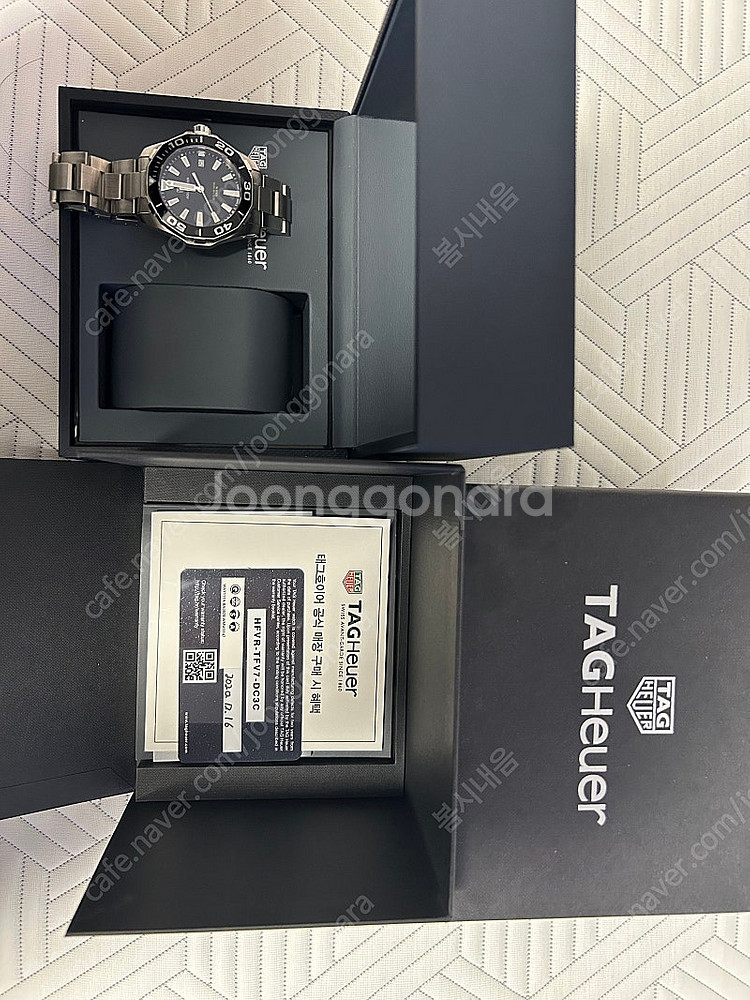 태그호이어 아쿠아레이서 쿼츠 41mm 시계 판매--1