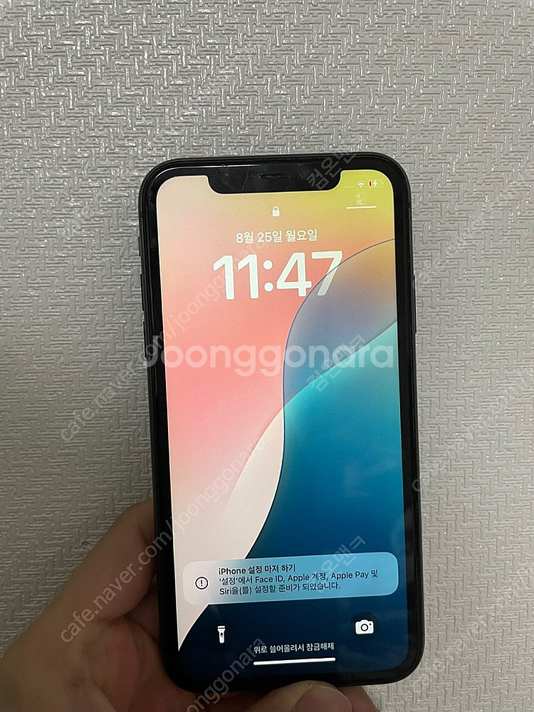 아이폰11(블랙) 128gb, 배터리효율 71% 판매합...--3