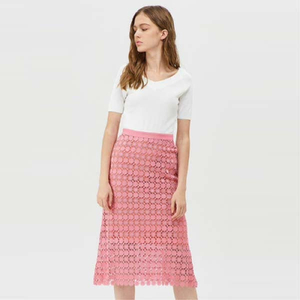 SISLEY 시슬리 레이스 블록 니트 원피스 / 랑방 마인 오브제 타임 럭키슈에뜨 산드로 마쥬 오르 시에 시스템