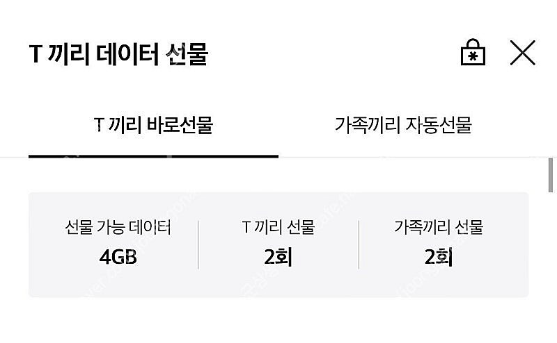 SKT 데이터 2GB 2기가 일괄 3000원--0