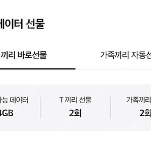 SKT 데이터 2GB 2기가 일괄 3000원