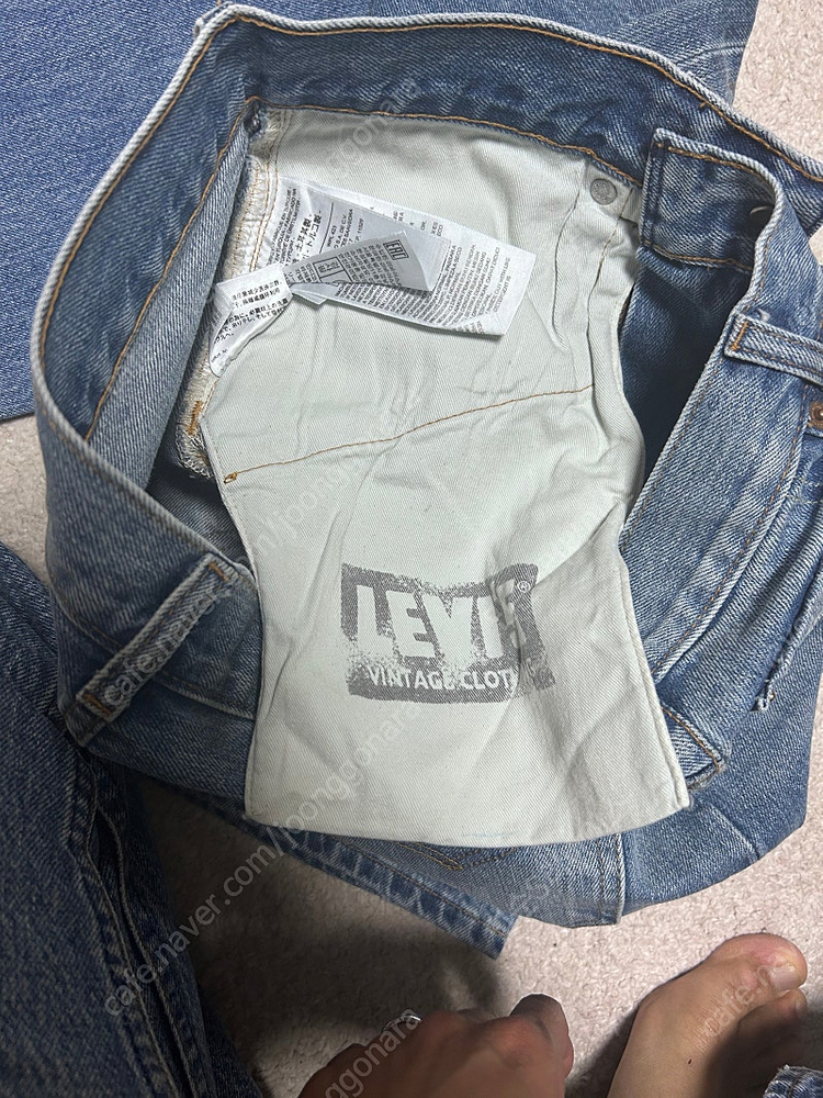 lvc517 리바이스517 w28사이즈 중청워싱 판매합니다. 아나토미카마릴린,풀카운트 이미지