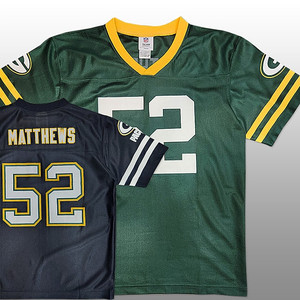 NFL Green bay Packers #52 Clay Matthews 주니어풋볼져지 3T(3세)M(8-10세)/L(12-14세)/XL(18-20세 국내95-100) 정품NFL (