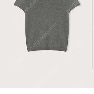 에토스 반팔 하프 니트 HALF SLEEVE V-NECK KNIT 새상품
