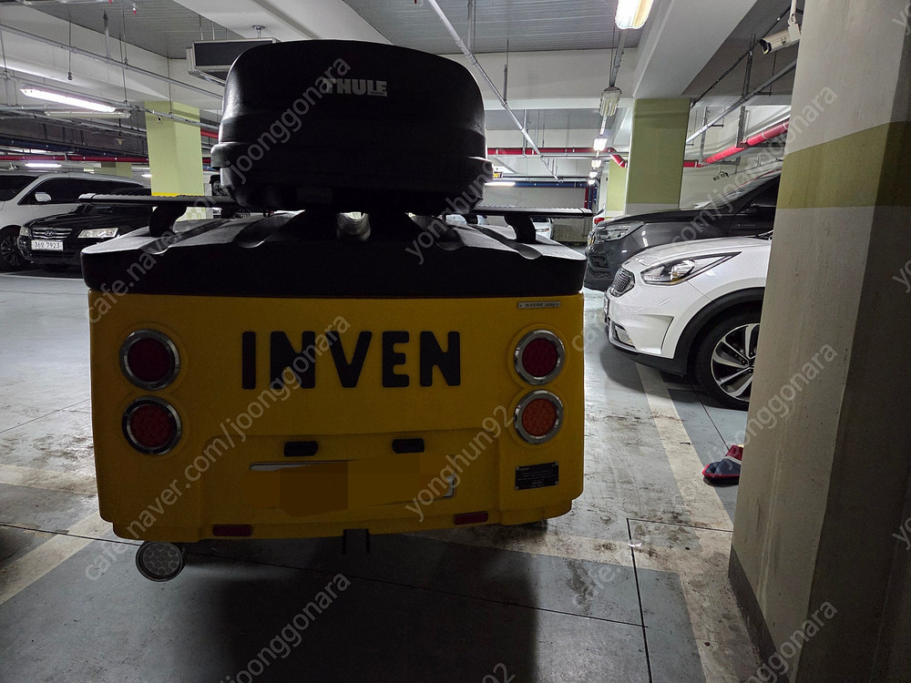 인벤 트레일러 팝니다. (21년 10월, 관성브레이크, 루프바, 루프박스, 전면 보조프레임)250>230 이미지