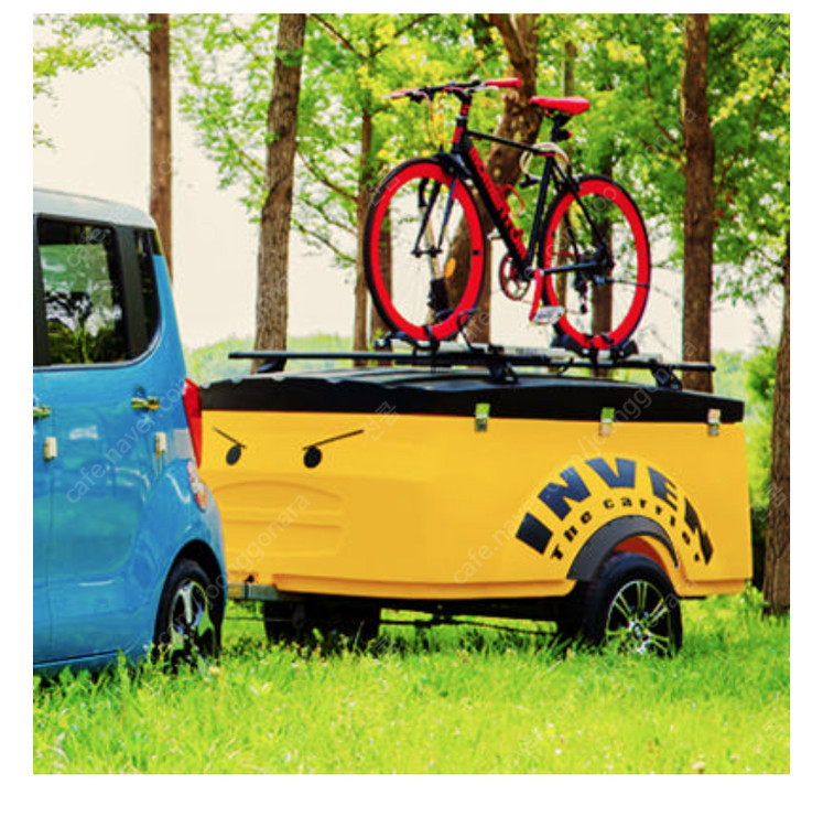 인벤 트레일러 팝니다. (21년 10월, 관성브레이크, 루프바, 루프박스, 전면 보조프레임)250>230 이미지