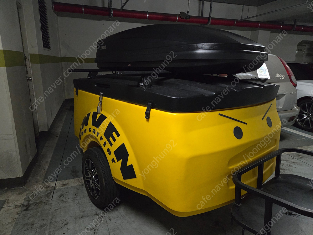 인벤 트레일러 팝니다. (21년 10월, 관성브레이크, 루프바, 루프박스, 전면 보조프레임)250>230 이미지