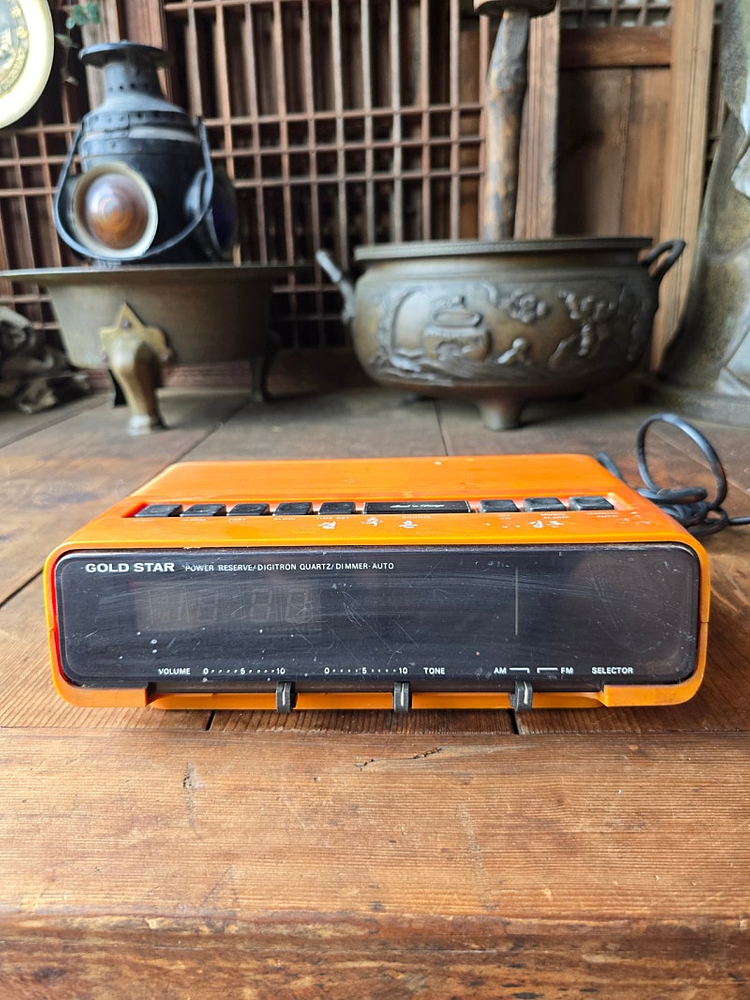 금성과 삼성 시계라디오 이미지