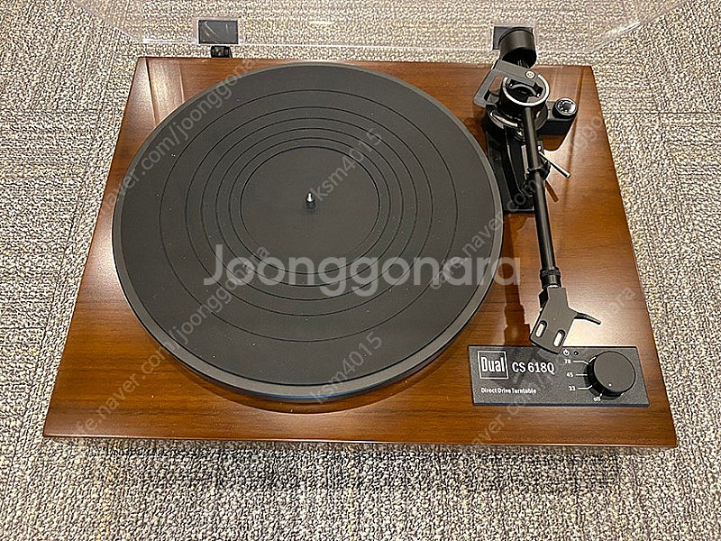 Dual(듀얼)CS 618Q 다이렉트 수동 턴테이블--0