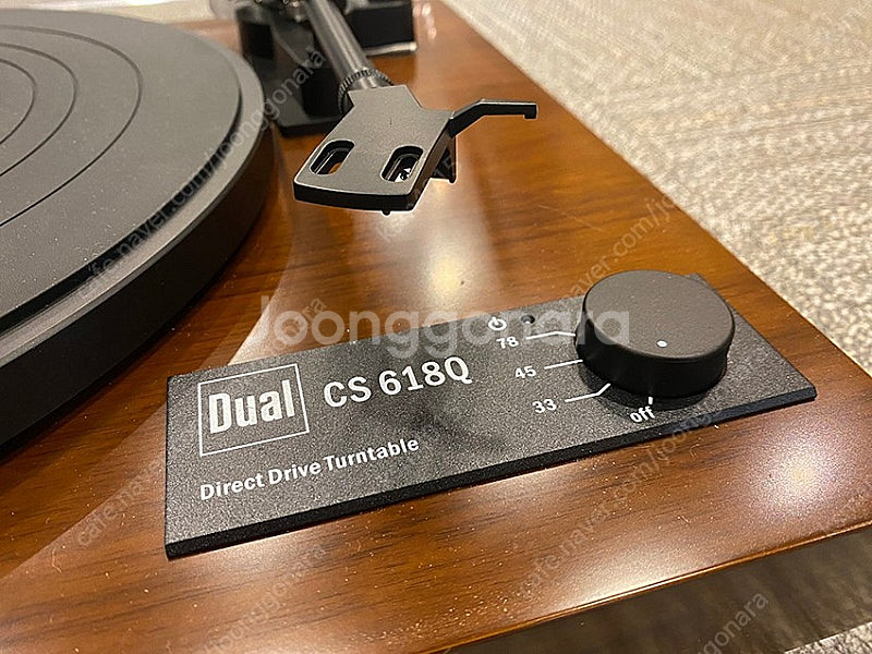 Dual(듀얼)CS 618Q 다이렉트 수동 턴테이블--2