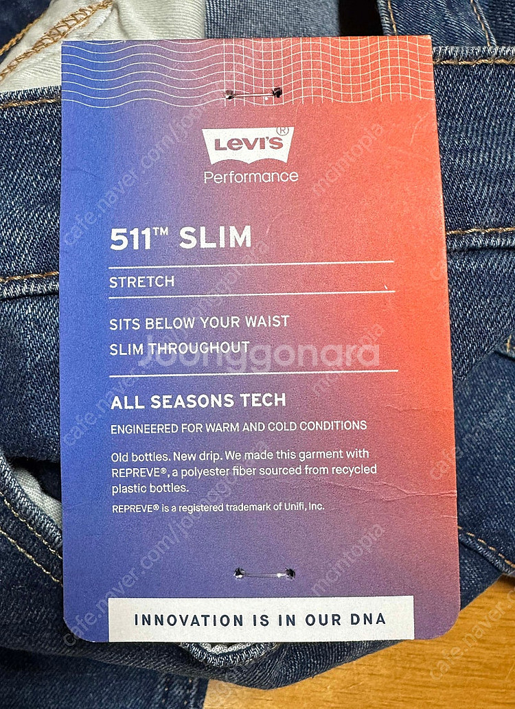 리바이스 511 슬림 청바지 31x32 사이즈 levis 511 slim jeans--6