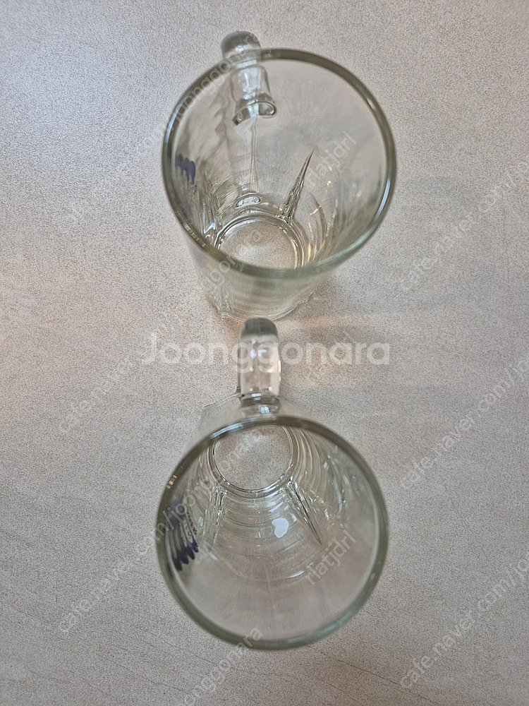 참이슬 한병소주잔, 그리고 맥주잔과 테라 스푸너 팝니다--5
