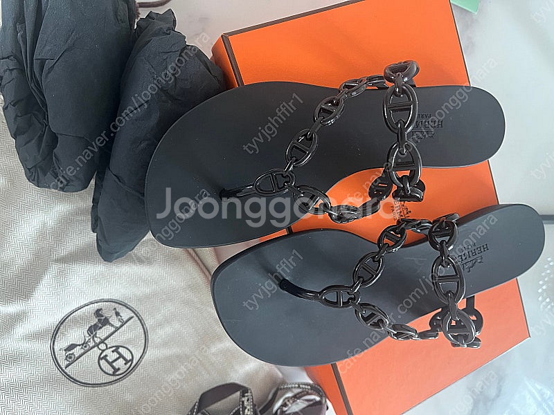 매장정품 영수증O 에르메스 아일랜드 풀박스 1회착용 거...--1