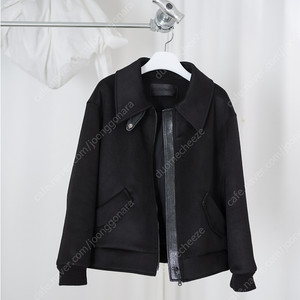 베르데오시도 Lenci Aviator's Bomber. 100% Cashmere 690gr. (Black) S