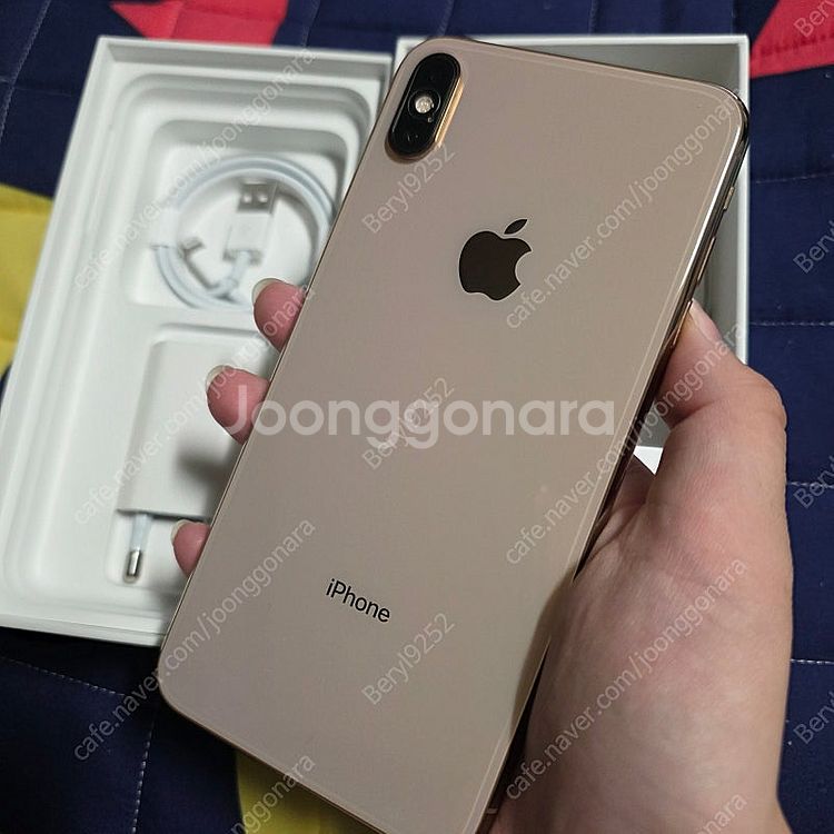 아이폰 XS MAX 512GB 골드 배터리 87--1