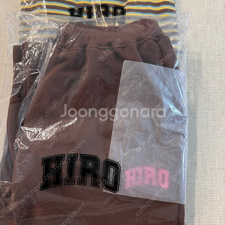 히로 블랭크 스트라이프 티셔츠, 블랭크 조거팬츠 140...--2