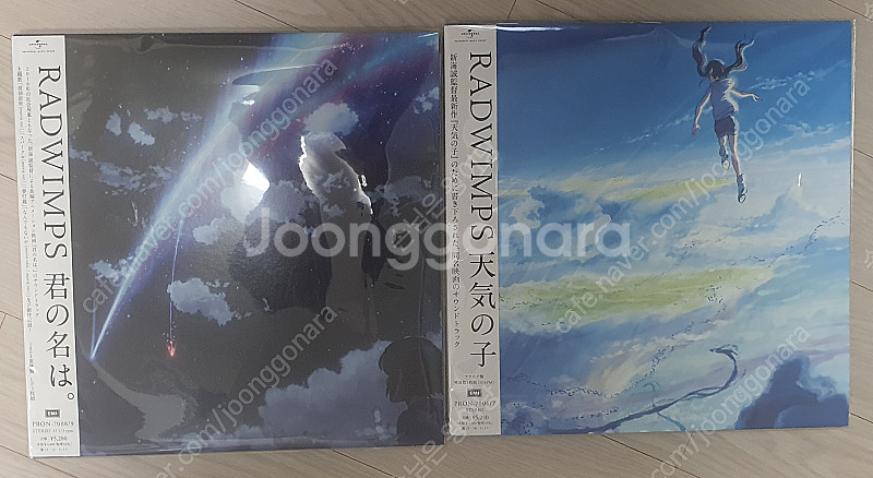 너의이름은,날씨의아이_RADWIMPS 투명컬러LP--1