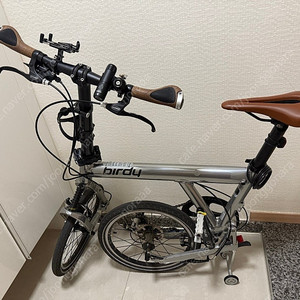 버디 클래식 실버 미니벨로 자전거