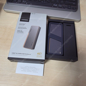 유그린 M.2 MVME SSD 40Gbps 썬더볼트 인클로저 택포