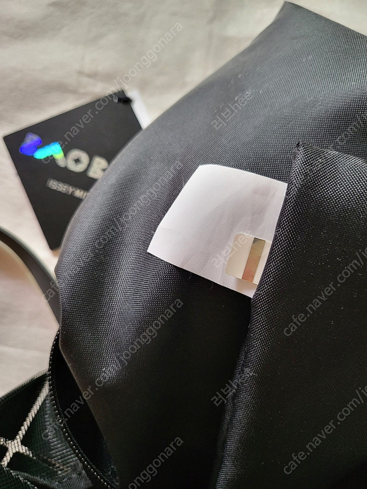 중고 바오바오 루센트 베이지 도트백--8