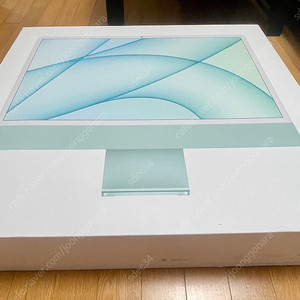 아이맥 24 (2022.08 모델 12월 구입) 그린색상, 1TB 박스풀 거의 새것