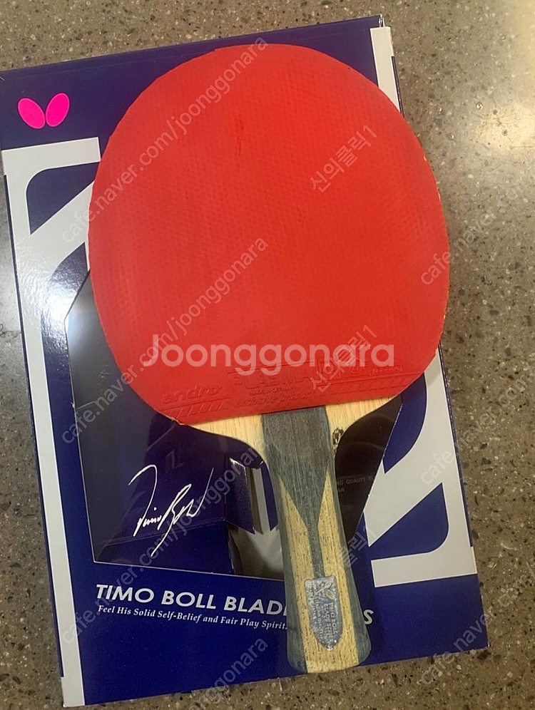 티모볼ZLC , 김택수프로 탁구라켓--0