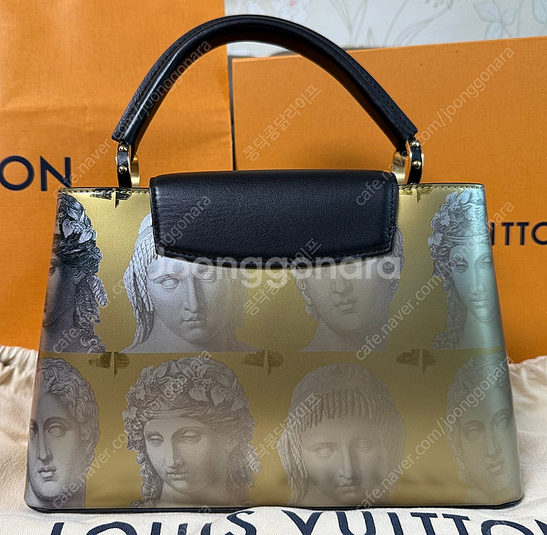 루이비통 카퓌신MM 포르나세티 컬렉션 토트 숄더백--3