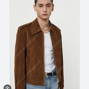 토니웩 견장 스웨이드 자켓 M