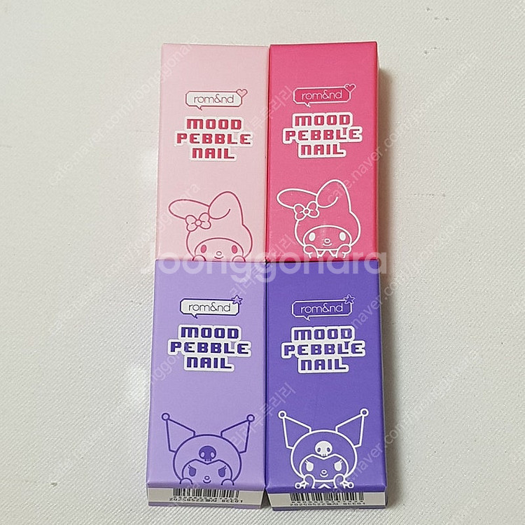 롬앤 산리오 마이멜로디 쿠로미 무드 페블 네일--0