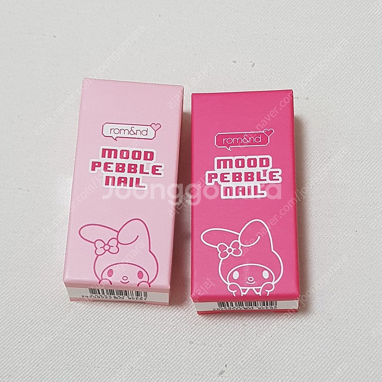 롬앤 산리오 마이멜로디 쿠로미 무드 페블 네일--1